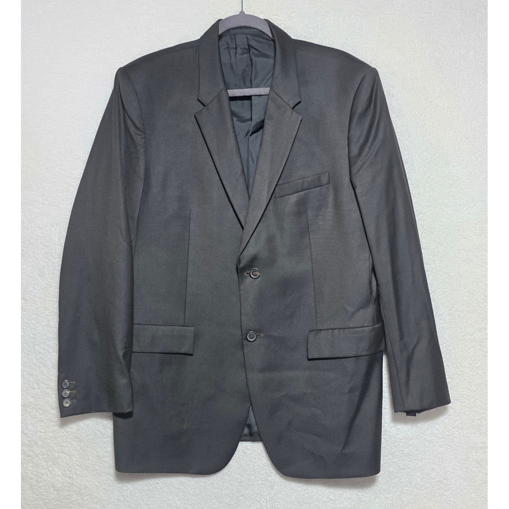 Jil Sander Tailor Made Men's Black 100% Wool Blazer Jacket Size 54(IT) 44(US)